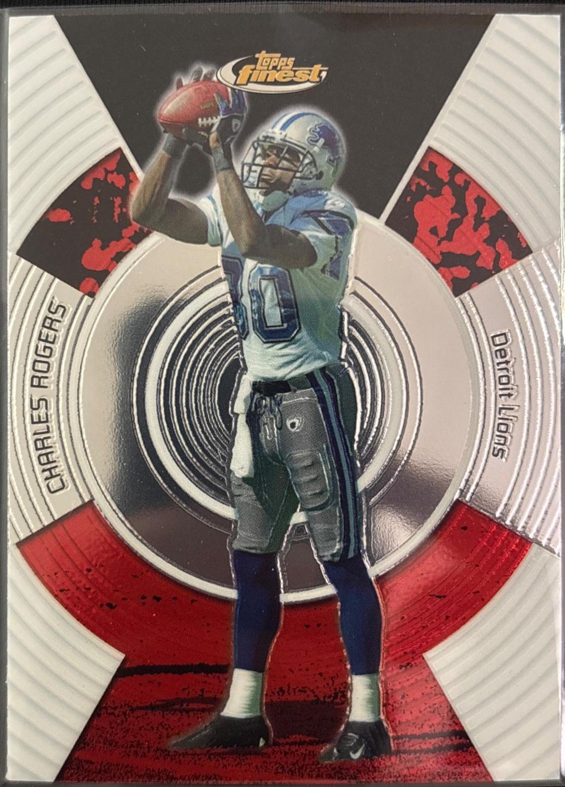 Charles Rogers #110 2005 Topps Finest Football