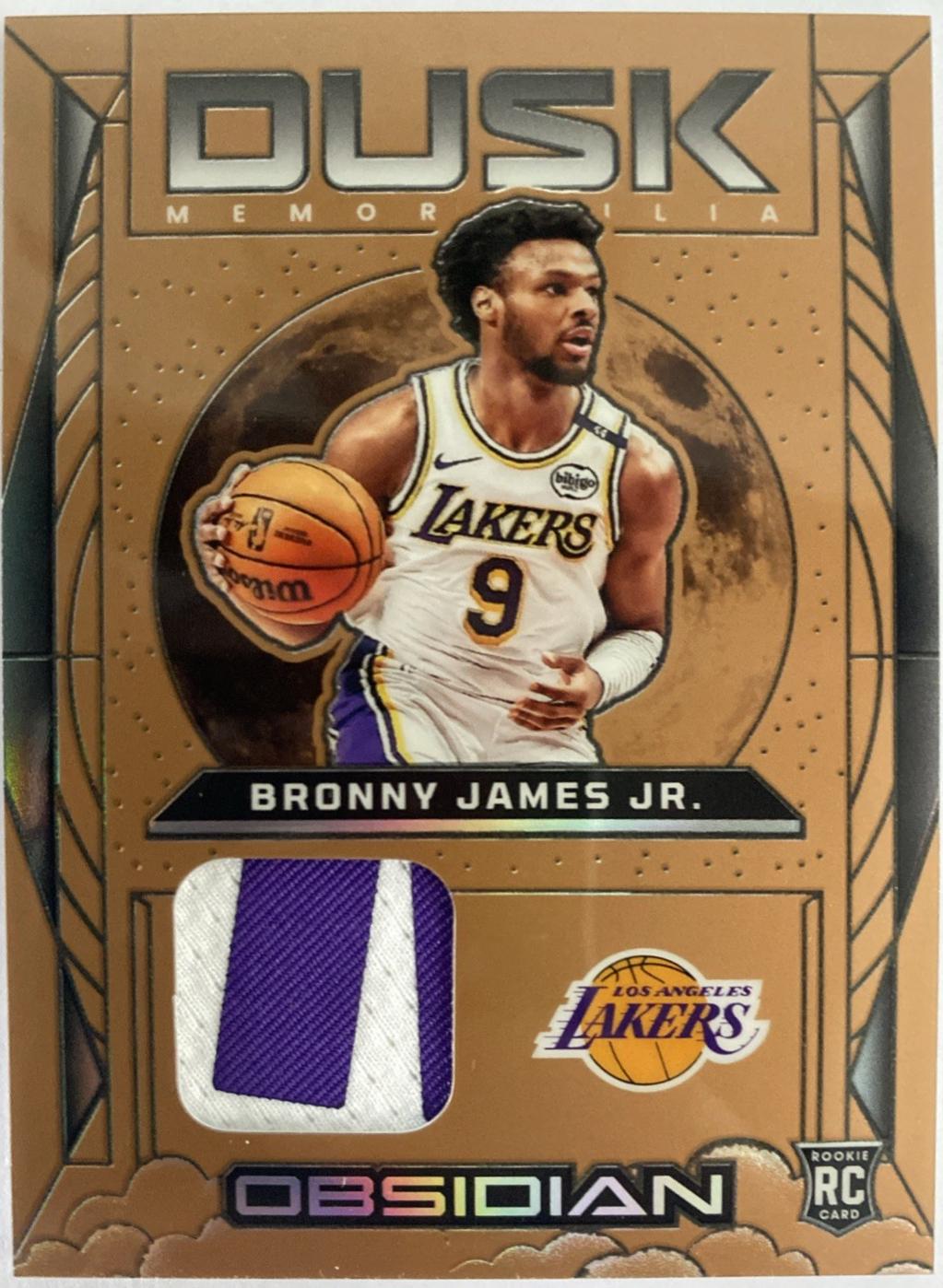 Bronny James Jr. [Electric Etch Bronze Flood] #DM-BJJ