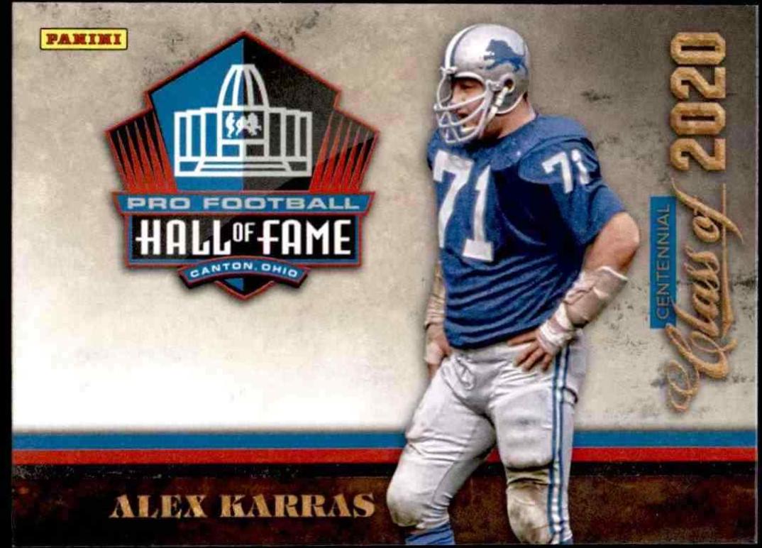 Alex Karras #11 Football Cards 2020 Panini Hall of Fame