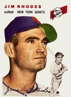 Jim Rhodes #170 Baseball Cards 1994 Topps Archives 1954 Reprint