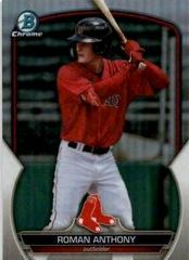 Roman Anthony [Refractor] #BDC-112 Baseball Cards 2023 Bowman Draft Chrome Prices