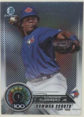 Vladimir Guerrero Jr. #BTP-1 Baseball Cards 2018 Bowman Scouts' Top 100