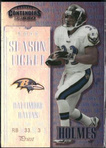Priest Holmes #83 Football Cards 1999 Playoff Contenders Ssd
