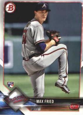 Max Fried #90 Baseball Cards 2018 Bowman