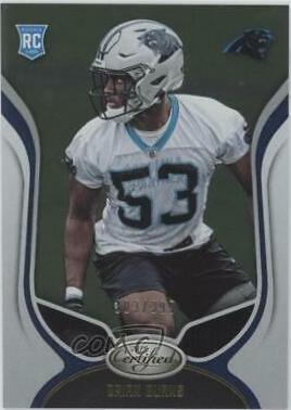 Brian Burns #139 2019 Panini Certified Football