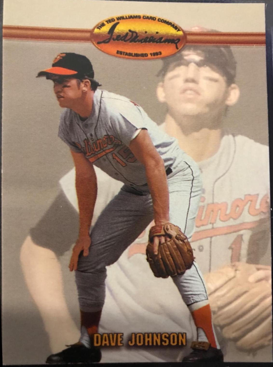 Dave Johnson #83 Baseball Cards 1993 Ted Williams Co