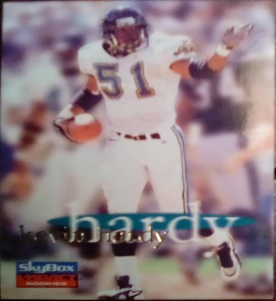 Kevin Hardy #28 Football Cards 1996 Skybox Impact Rookies