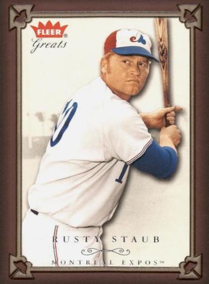 Rusty Staub #80 2004 Fleer Greats Of The Game Baseball