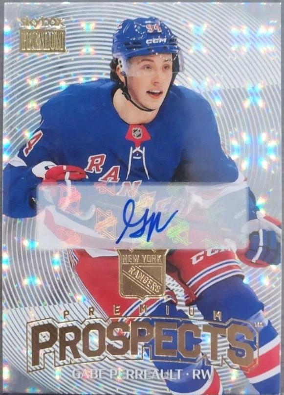 Gabe Perreault #PP-21 2025 Skybox Metal Universe Premium Prospects Autograph Hockey