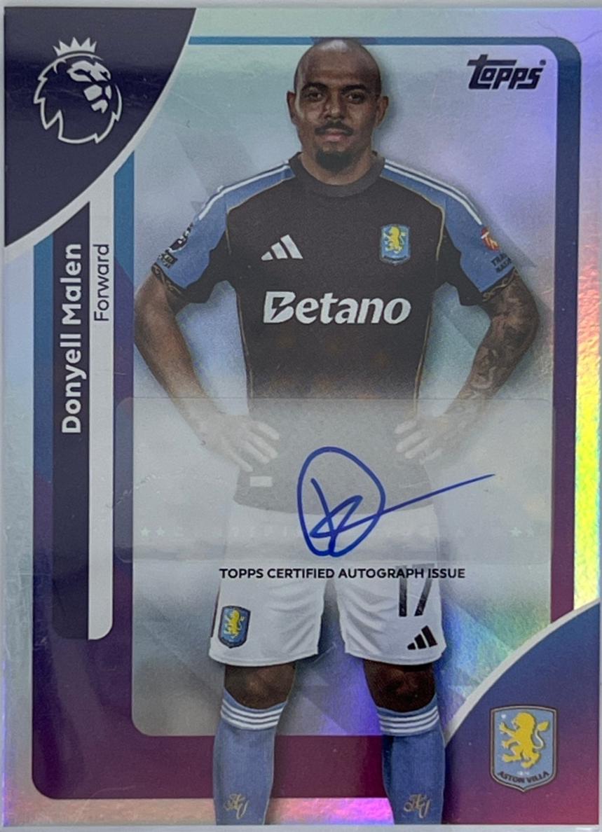 Donyell Malen #AC-DMA 2025 Topps Premier League Autograph