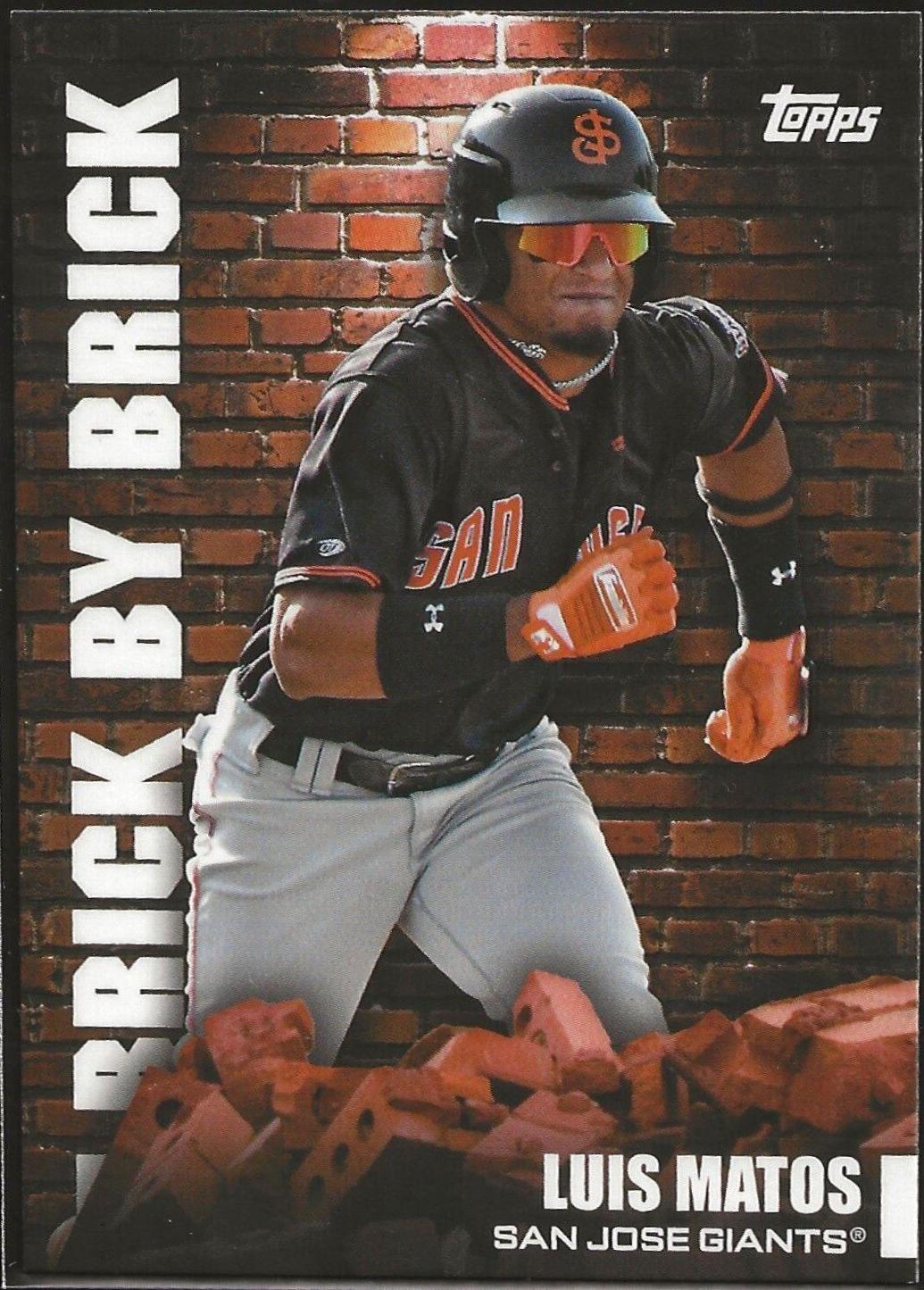 Luis Matos #BB-18 Baseball Cards 2022 Topps Pro Debut Brick by Brick