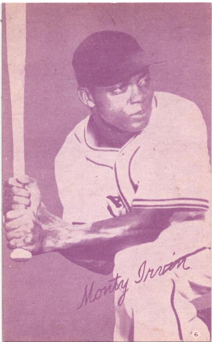 Monty Irvin #6 Baseball Cards 1953 Canadian Exhibits