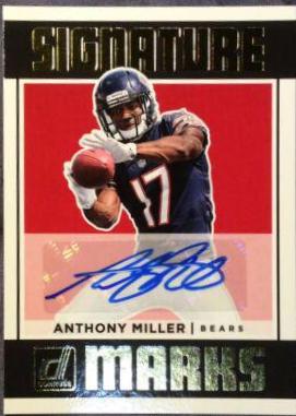 Anthony Miller Football Cards 2018 Donruss Signature Marks