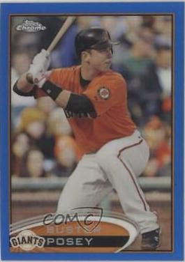 Buster Posey [Blue Refractor] #24