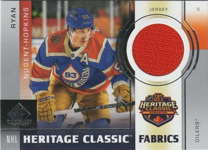 Ryan Nugent-Hopkins #HCF-4 Hockey Cards 2024 SP Game Used Heritage Classic Fabrics