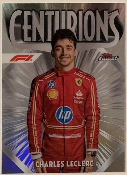 Charles Leclerc #CEN-3 Racing Cards 2024 Topps Finest Formula 1 Centurions