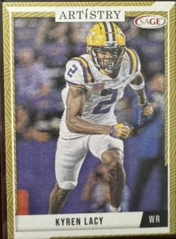 Kyren Lacy #5 Football Cards 2024 Sage Artistry