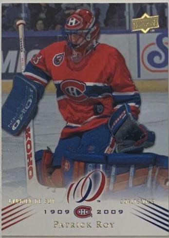 Patrick Roy #39 Hockey Cards 2008 Upper Deck Montreal Canadiens Centennial