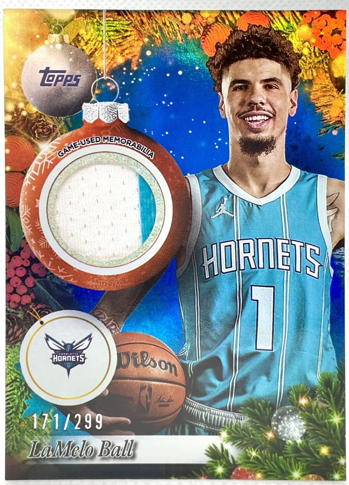 LaMelo Ball [Blue Metallic Glitter] #PR-LB Prices | 2025 Topps Holiday  Player Relic | Basketball Cards