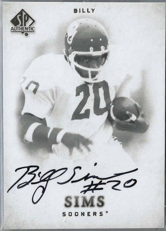 Billy Sims [Autograph] #147