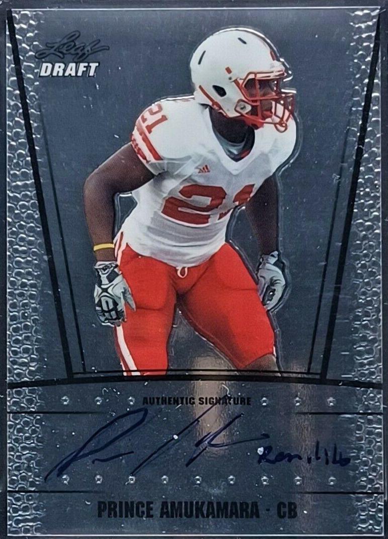 Prince Amukamara #RCPA1 Football Cards 2011 Leaf Metal Draft Autograph