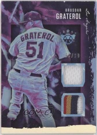 Brusdar Graterol #DKM-BG 2020 Panini Diamond Kings Baseball DK Materials