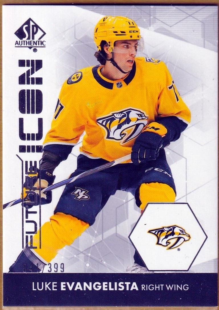 Luke Evangelista #FI-31 Hockey Cards 2023 SP Authentic Future Icon