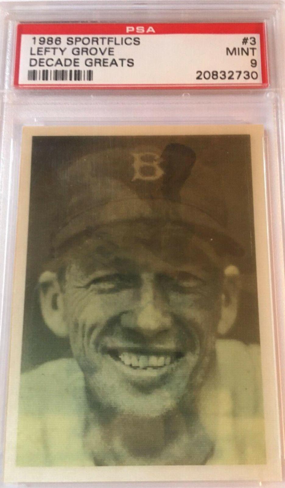 Lefty Grove #3 Baseball Cards 1986 Sportflics Decade Greats