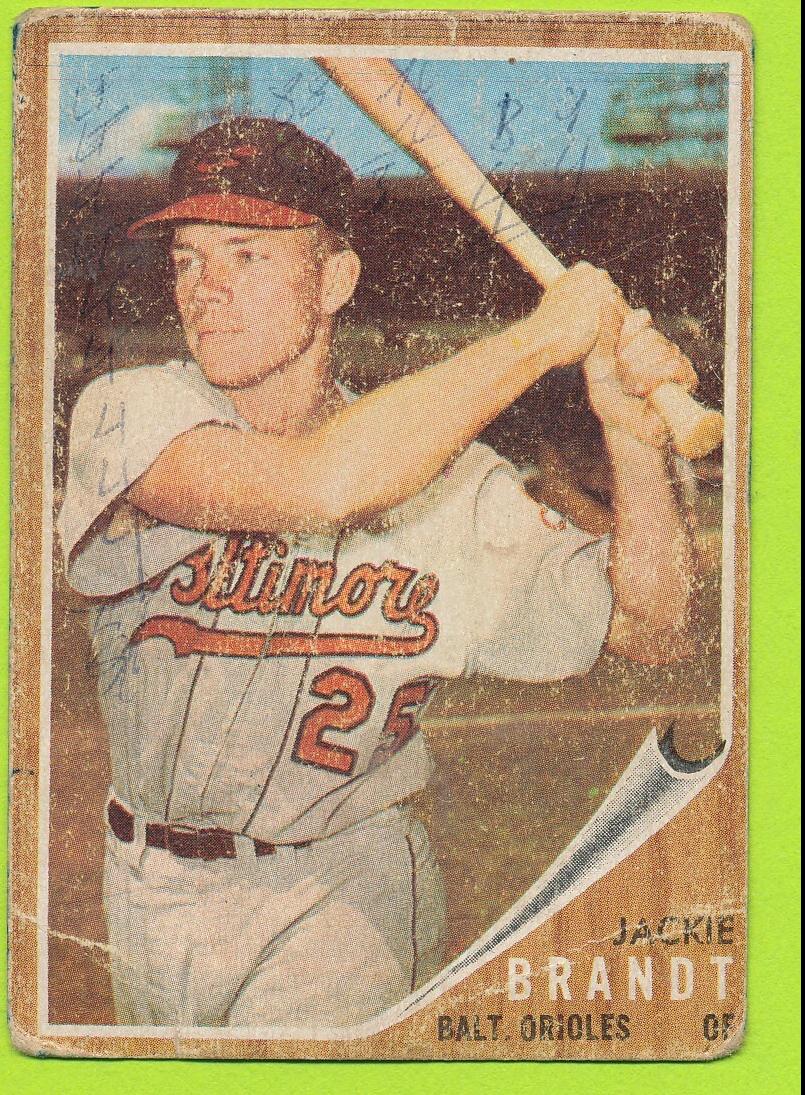 Jackie Brandt #165 1962 Venezuela Topps Baseball
