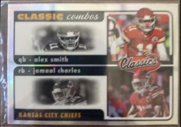Alex Smith, Jamaal Charles #CC-13 Football Cards 2022 Panini Classics Combos