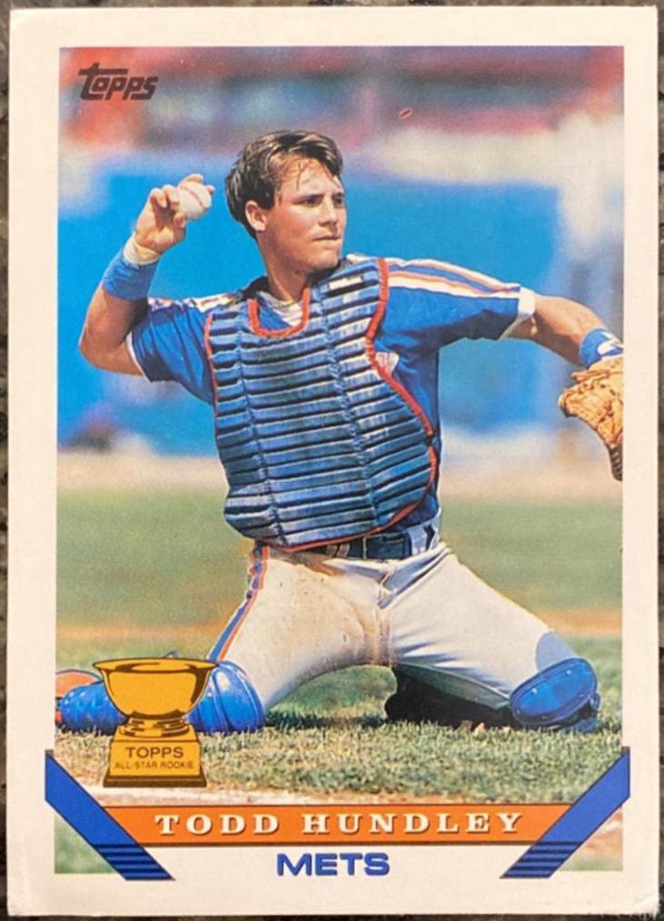Todd Hundley #380 Baseball Cards 1993 Topps