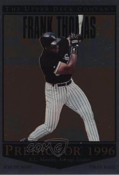 Frank Thomas #R29 Baseball Cards 1996 Upper Deck Retail Predictor