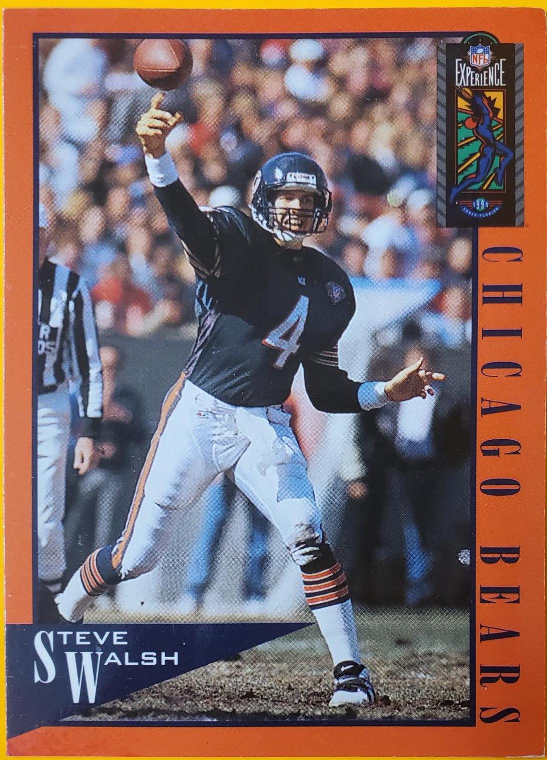 Steve Walsh #13 Football Cards 1995 Classic NFL Experience