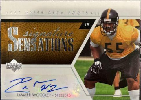 LaMarr Woodley #SS-LW Football Cards 2007 Upper Deck Signature Sensations