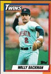 Wally Backman #218 Baseball Cards 1990 Topps Prices