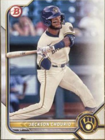 Jackson Chourio #BD-115 2022 Bowman Draft Baseball