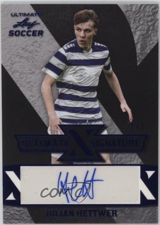 Julian Hettwer #S-JH 2022 Leaf Ultimate Signature Soccer