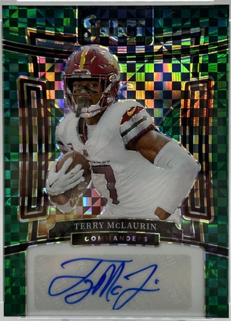 Terry McLaurin #SIG-TMC 2023 Panini Select Signatures Prizm Football