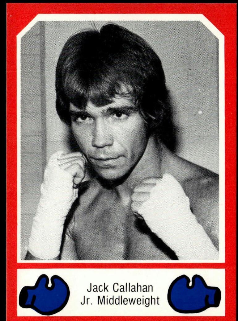 Jack Callahan #129 Boxing Cards 1987 Brown's