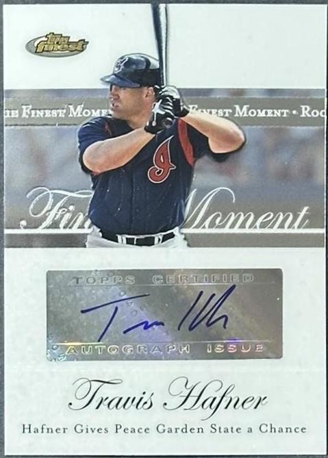 Travis Hafner #TH 2007 Finest Rookie Moments Baseball