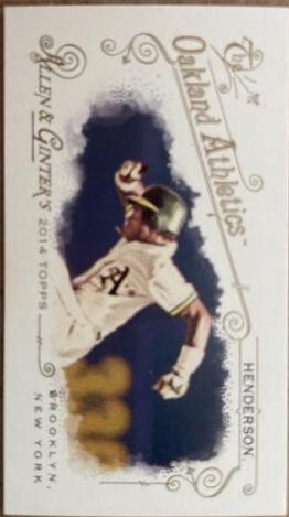 Rickey Henderson [Mini Black Border] #253