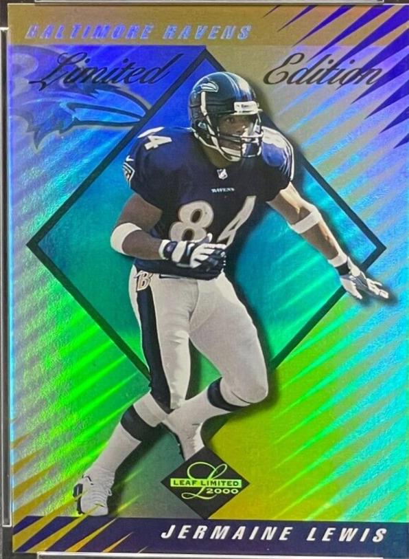 Jermaine Lewis #14 Football Cards 2000 Leaf Limited