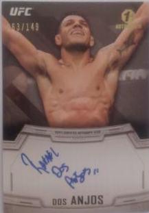 Rafael dos Anjos #KA-RDA Ufc Cards 2014 Topps UFC Knockout Autographs