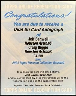 Jeff Bagwell / Craig Biggio