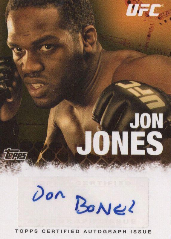 Jon Jones #FA-JJ Ufc Cards 2010 Topps UFC Autographs