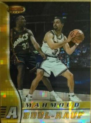 Mahmoud Abdul-Rauf Refractor #6 Basketball Cards 1996 Bowman's Best