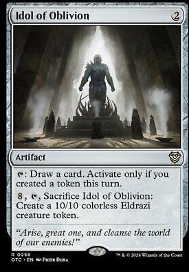 Idol of Oblivion #258 Magic Outlaws of Thunder Junction Commander
