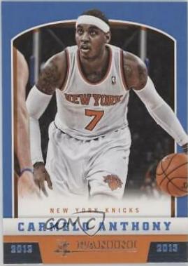 Carmelo Anthony #28 Basketball Cards 2012 Panini