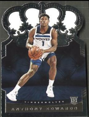 Anthony Edwards #89 Basketball Cards 2020 Panini Crown Royale