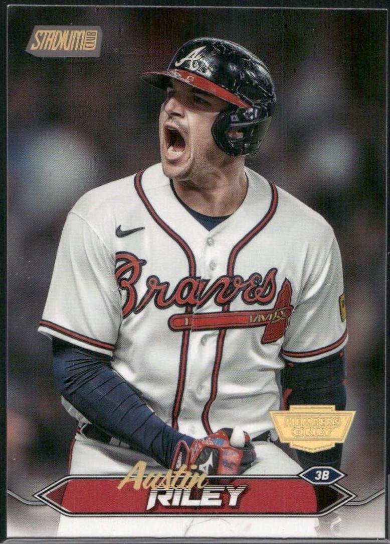 Austin Riley [Members Only] #18 Prices | 2024 Topps Stadium Club ...